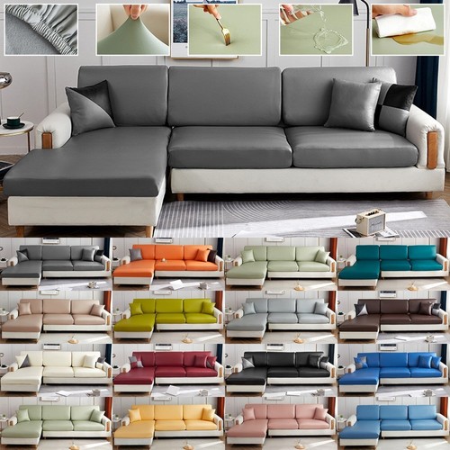 Leather sofa seat cover - pu,