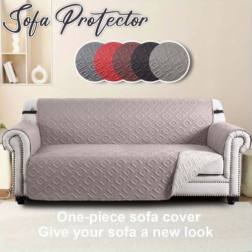 Quilted sofa cover furniture - quilted,