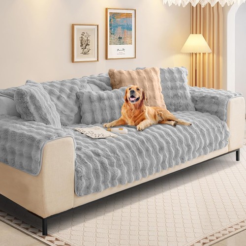 Soft fluffy fur - fur, sofa