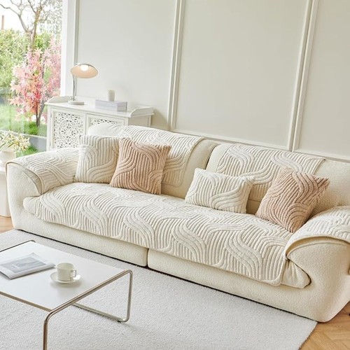 Thick plush sofa - plush,